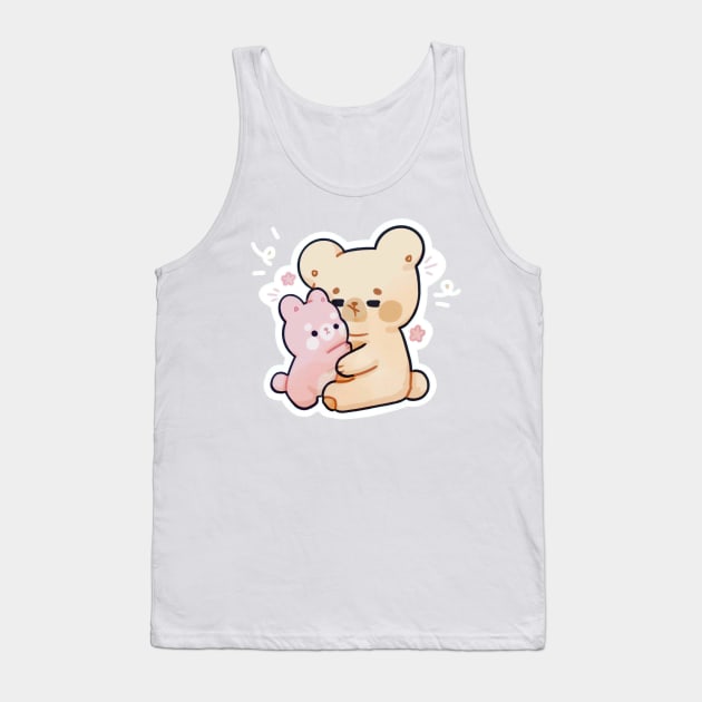 Mama Bear And Little Cutie Tank Top by Briellart